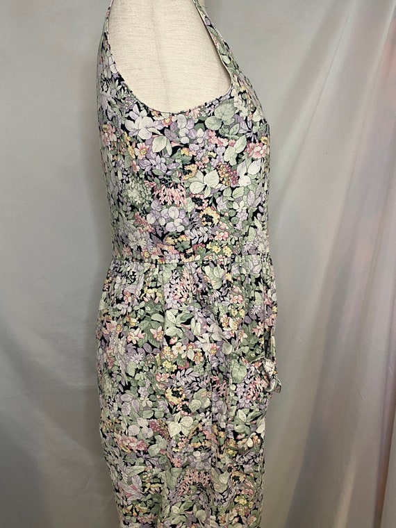 80s Kathy Sunada cropped floral jumpsuit | vintag… - image 6