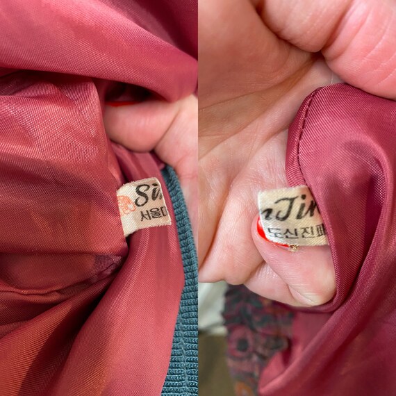 80s SinJin silk paisley bomber jacket | vintage p… - image 5