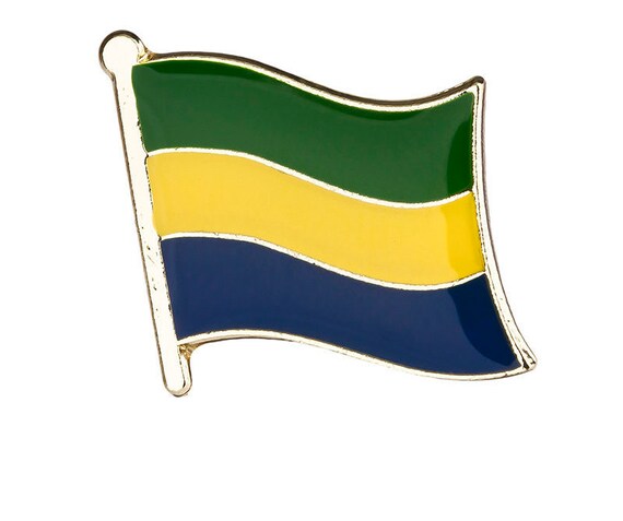 Tanzania Flag Lapel Pin Badge Solid Silver 925 Tanzania Flag Lapel Pin Badge Solid Silver 925