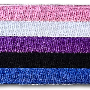 Genderfluid Pride Badge / Gender Fluid Flag Rainbow 
