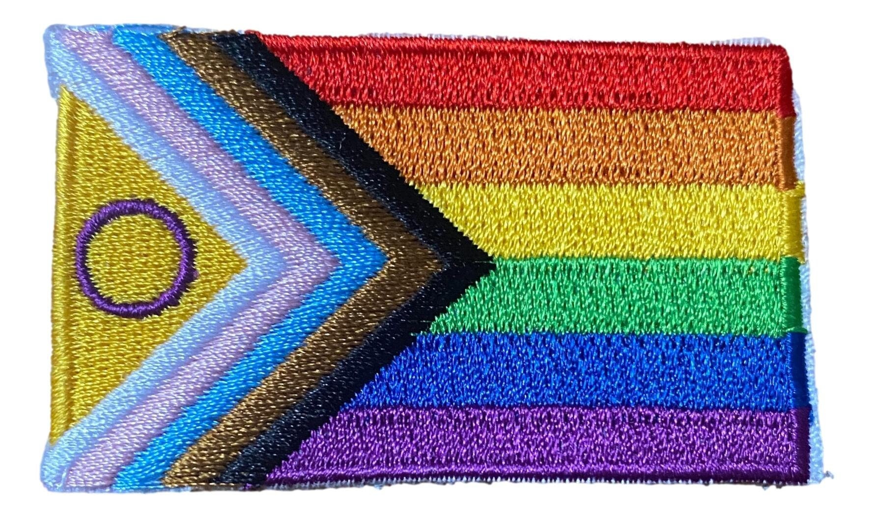 LGBT Rainbow Flag Gadsden Version Embroidered Patch Iron-On Gay Rights  Emblem