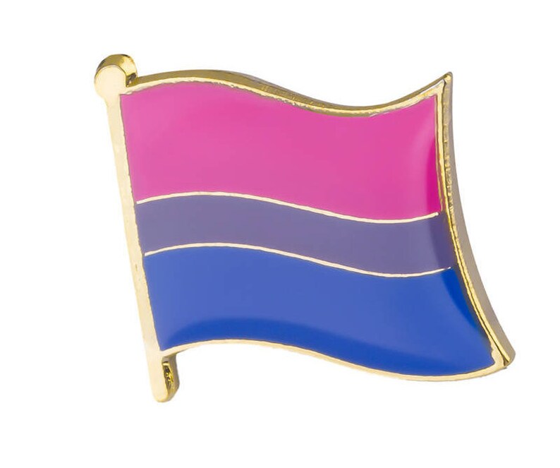 Bisexual Flag Lapel Pin 16mm X 9 5mm Gay Lesbian Pride