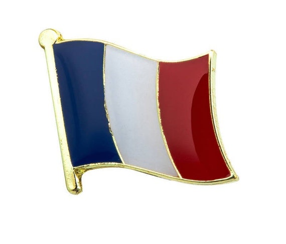Buy France Flag Lapel Pin 3/4 X 5/8 Hat Tie Tack Badge Pin French Flag  Online in India 