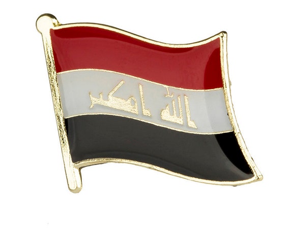 Irak Flagge Revers Pin 5/8 x 3/4 Hut Krawatte Tack Abzeichen Pin irakische  Flagge - .de