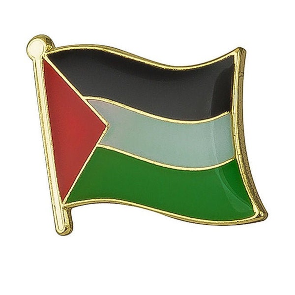 Palästina Flagge Revers Pin 3/4 "x 5/8" Hut Krawatte Tack Pin Palästinensische Flagge