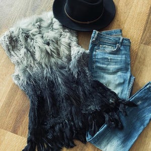 Rabbit Fur Vest