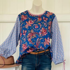 Liberty Print Cotton Top