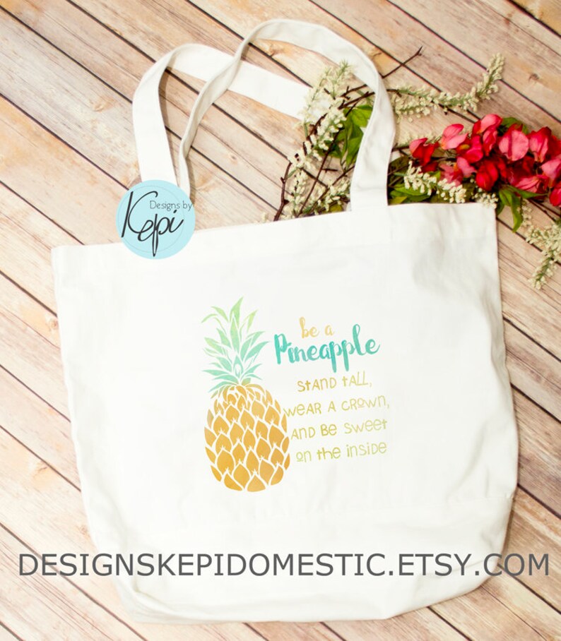 Be a Pineapple Beach bag Tote Bag