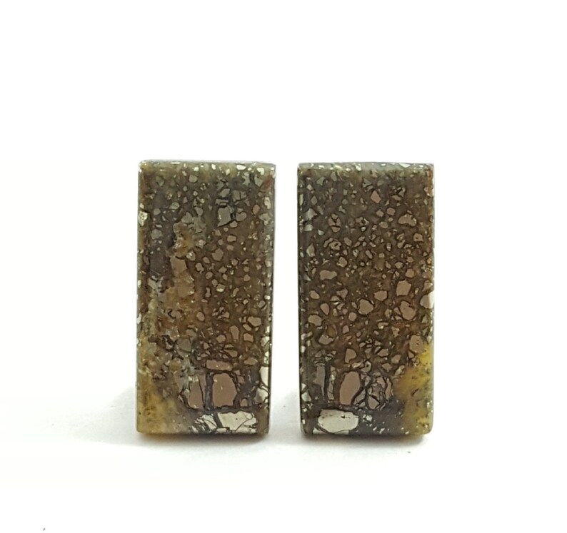 Nipomo Pyrite marcasite agate Pair