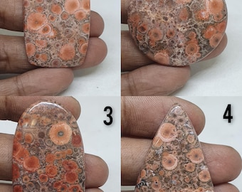 Red Poppy jasper cabochon smooth mix shape gemstone