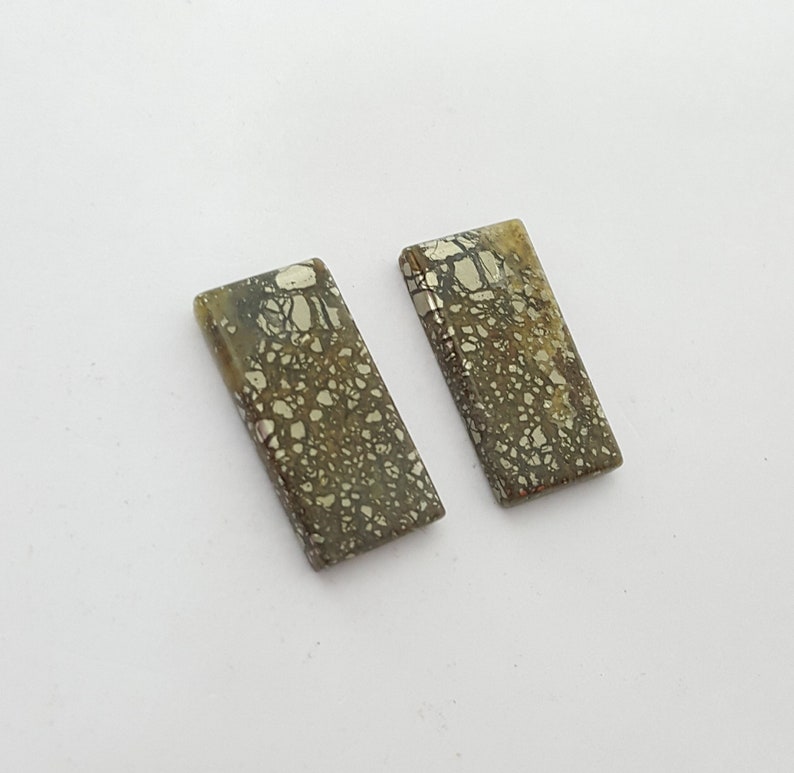 Nipomo Pyrite marcasite agate Pair