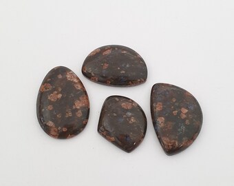 4 pcs Lot of Jasper Cabochon
