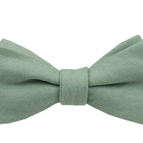 Pale Sage Bow Ties for Men Dusty Green Bow Tie Bow Tie Etsy