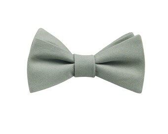 Dusty Sage Bow Ties. Dusty Sage Green Bow Ties. Dusty Mint Bowtie. Dusty Sage Bow Ties for Wedding. Dusty Sage Bowtie for Men and Kid