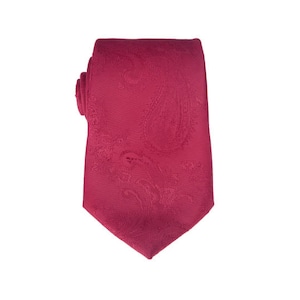 Fuchsia Paisley Slips: Smal Bröllopsslips (6,3 cm)