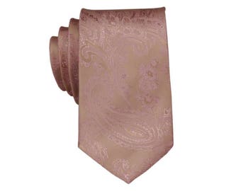 Work Tie Copper Gold Men/'s Boys Slim Skinny Shiny Satin Wedding
