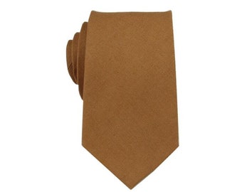Work Tie Copper Gold Men/'s Boys Slim Skinny Shiny Satin Wedding
