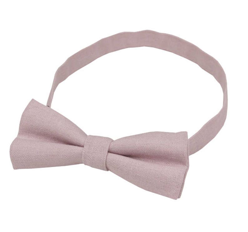 Dusty Rose Ties. Rose Quartz Ties. Dusty Pink Linen Ties. | Etsy