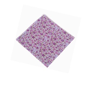 Floral Pocket Square.Floral Handkerchief. Cotton Floral Prints.Wedding Gifts.