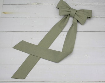 Sage Green Sash - Eucalyputs Linen Cotton Belts - Women Girls Bridal - Wedding