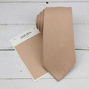 Sand Wool Ties. Mens Sand Tie. Sand Wedding Tie. Sand Dune Neckties for Men and Kid. Tweed Wool Tie.