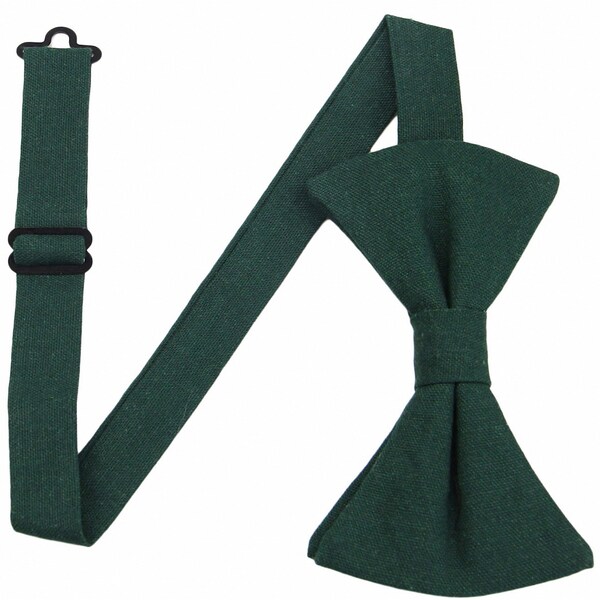 Juniper Bowties for Men for Wedding. Mens Juniper Colored Bow Tie.Dark Green Bowtie for Men and Kid