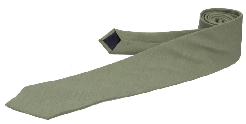 Sage Green Ties. Sage Linen Neckties. Sage Green Wedding Ties. - Etsy