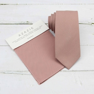 Dusty Rose Linen Tie. Dusty Rose Tie for Men Wedding. Mens Tie Dusty Pink. Dusty Rose Tie for Men Kid