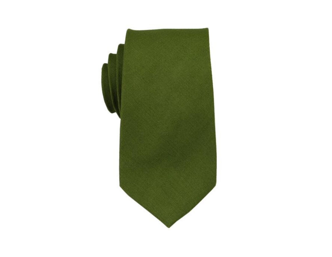 Olive Ties. Olive Green Neckties. Moss Green Wedding Ties. Etsy