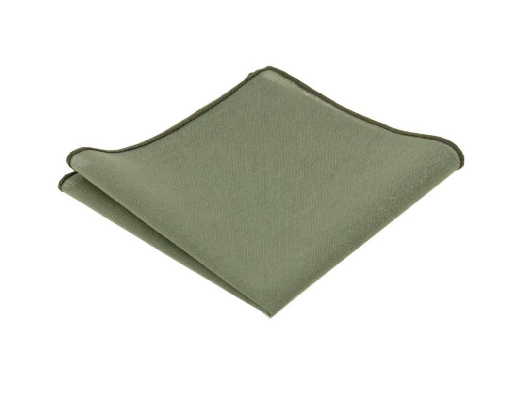 Sage Green Pocket Square .sage Wedding Mens Linen Handkerchief. Sage