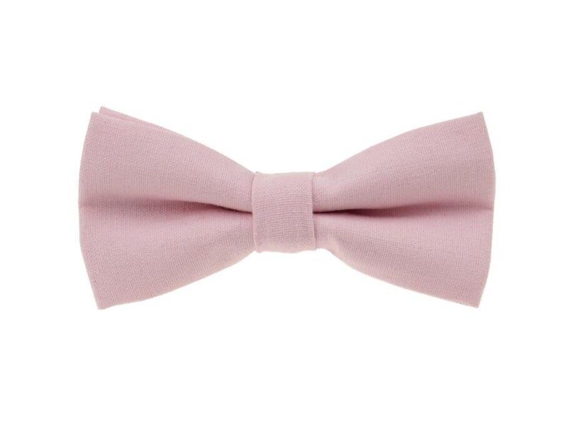 Pink Bowties.Light Pink Solid Bow Ties.Mens Bow Ties.Pink Bowties for Men.Solid Linen Bowties.Wedding.Groomsmen.Gifts.