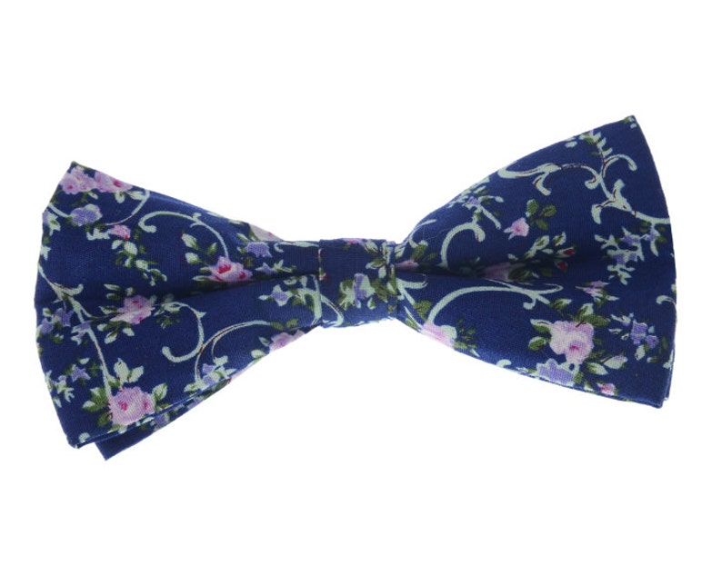 Navy Floral Tie.mens Wedding Tie.wedding Gifts.favors.gift for - Etsy