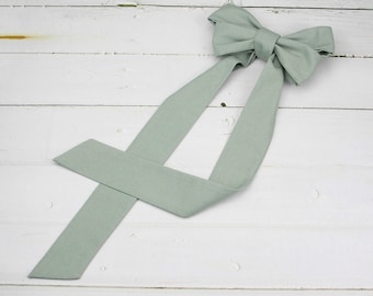 Dusty Sage sjerp - agave linnen katoenen sjerp voor dames - meisjesbruiloft