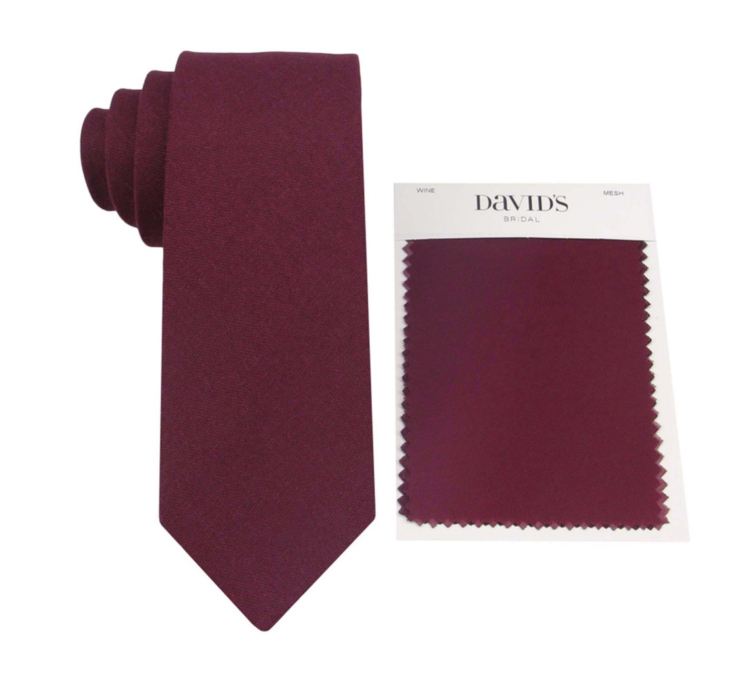 mens wine colored ties