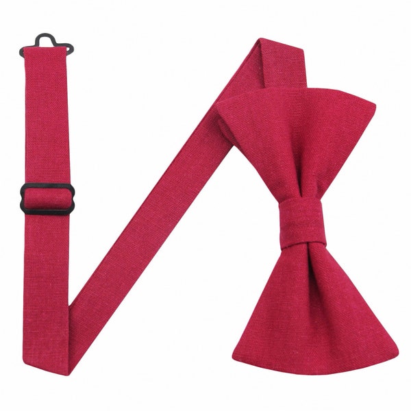burgundy bowties