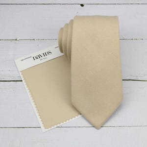 Champagne Wool Ties. Mens Tie Champagne. Oyster Wedding Tie. Champagne Neckties for Men and Kid.