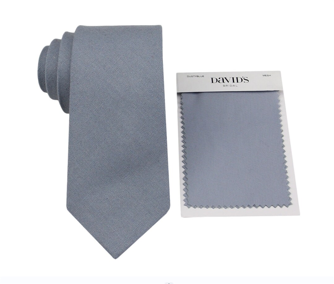 dusty blue ties for wedding