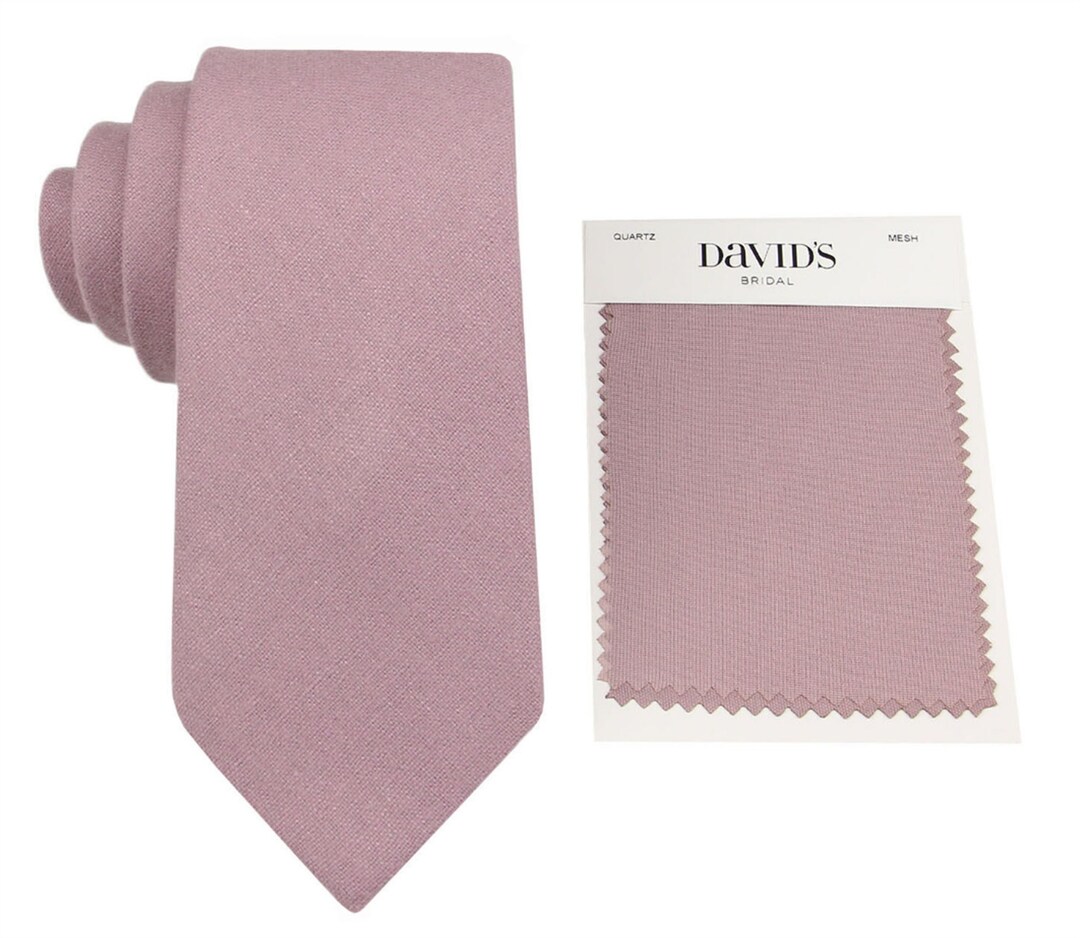 Quartz Wool Ties. Quartz Ties for Men for Wedding. David's Bridal