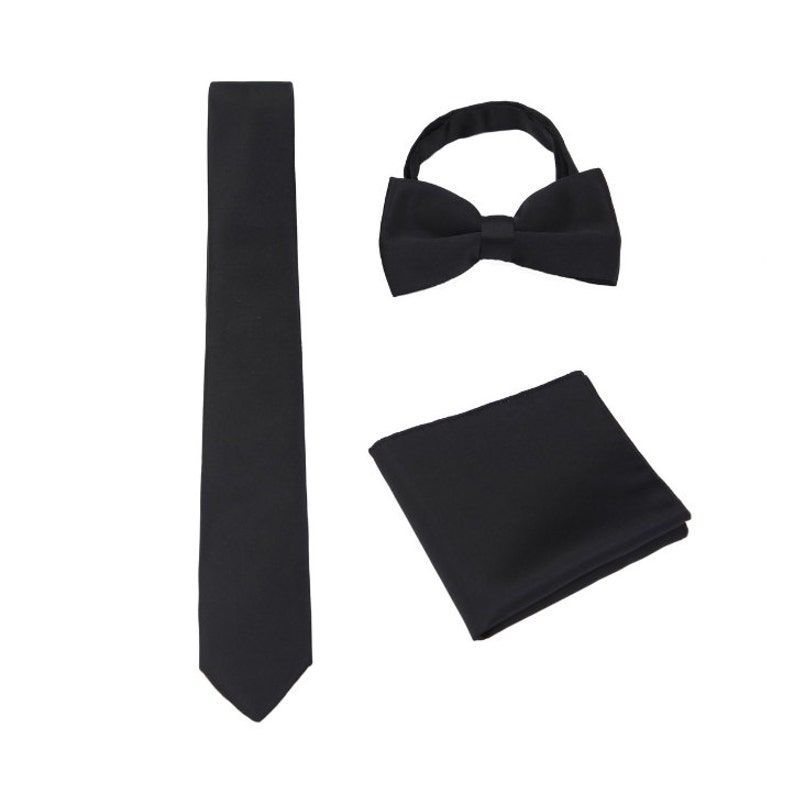 Ultimate Black Pocket Square.silk Pocket Square.black Etsy