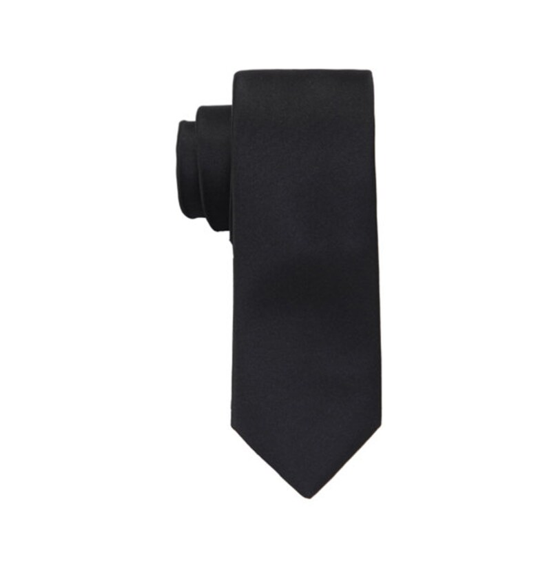 Ultimate Black Ties. Solid Black Ties. Black Silk Ties. Skinny Etsy UK