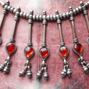 Rajasthani Vintage High Grade Silver Necklace Torque Boho