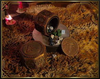 Dwarven Dice Vault - Large Size - for Tabletop RPG's and Boardgames