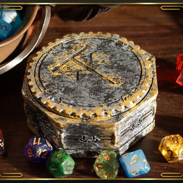 Dwarven Dice Vault - Medium Size - for Tabletop RPG's and Boardgames