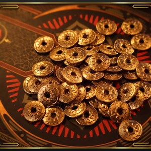 Gold coins - Board Game Coins for D&D and other RPGs