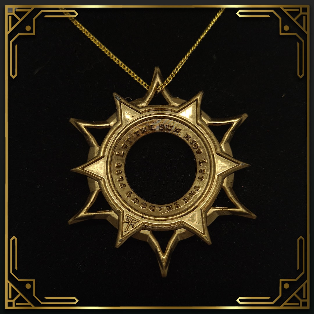 Symbol of Pelor the Dawnfather Cosplay Accessory and Dnd Etsy Australia