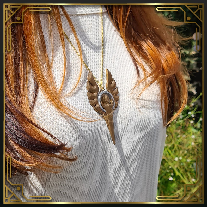 USA Symbol of Sarenrae The Everlight CriticalRole Cosplay accessory and DnD jewelry image 2