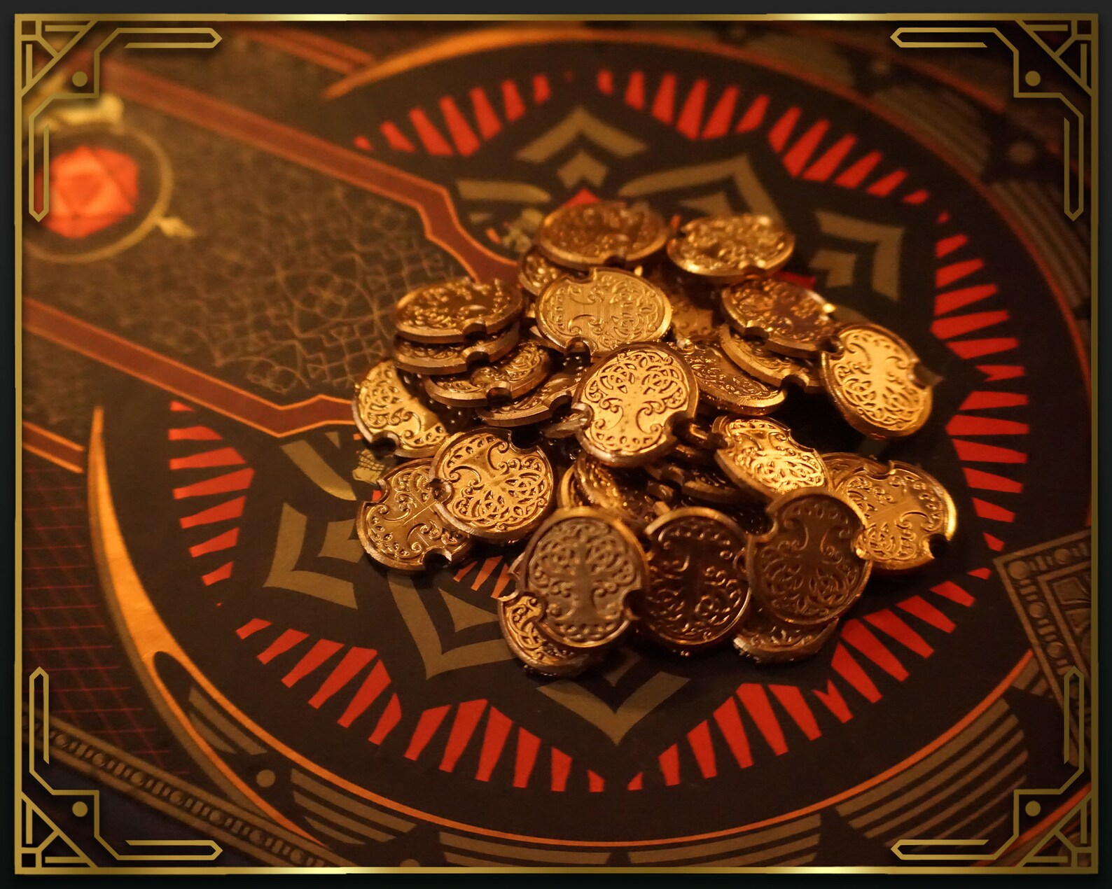 Gold Coins Board Game Coins for D&D and Other Rpgs Etsy