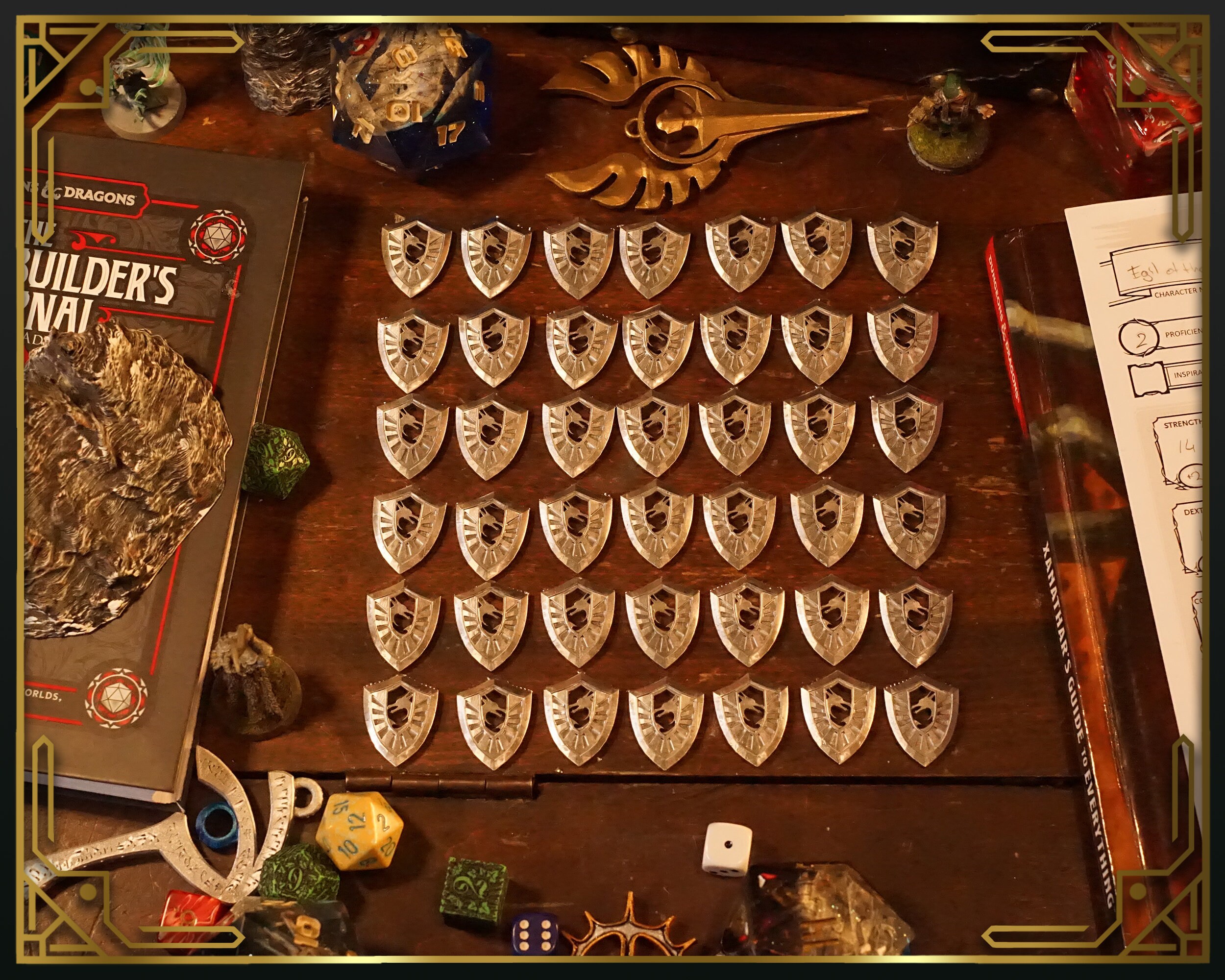 Platinum Coins Board Game Coins for D&D and Other Rpgs Etsy