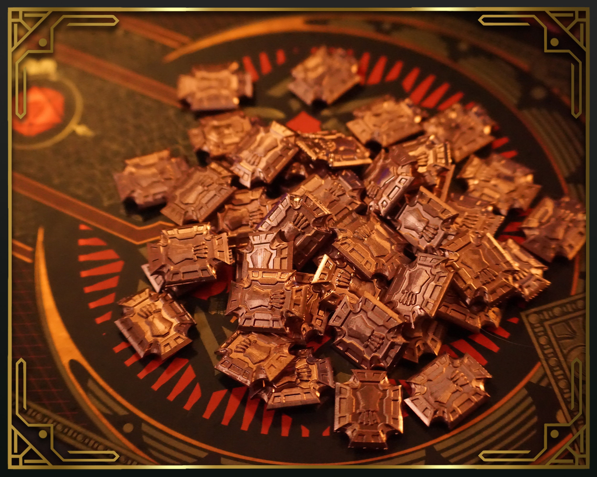 Copper Coins Board Game Coins for D&D and Other Rpgs Etsy