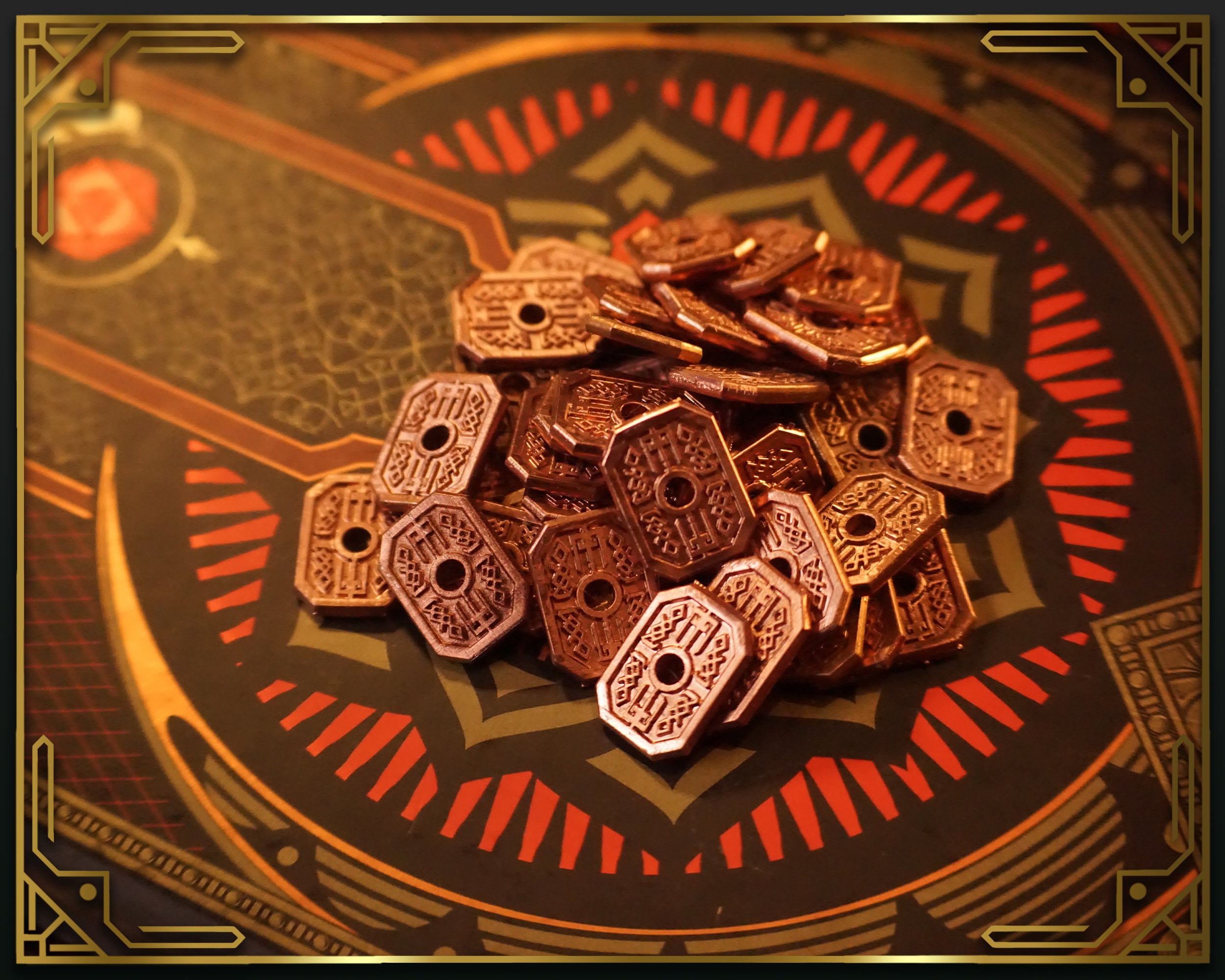 Copper Coins Board Game Coins for D&D and Other Rpgs Etsy